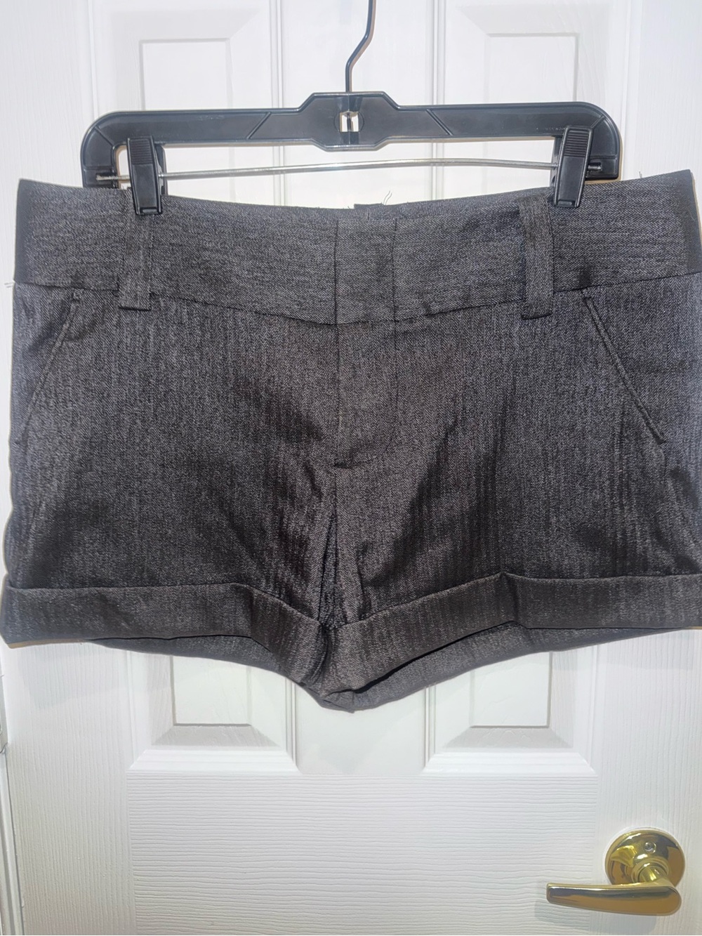 Alice + Olivia Dark Gray and Black  Cady Cuff